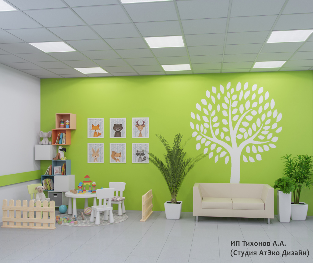 Дизайн-проект единого стиля детских стоматологических поликлиник Москвы детская площадка