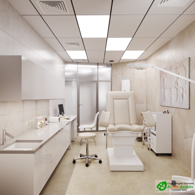 Дизайн проект АСТ-Клиник кабинет гинеколога